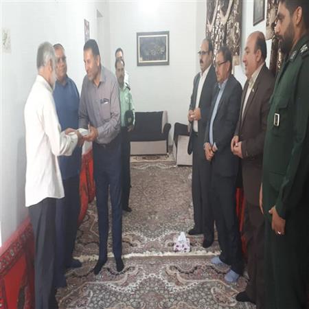 دیدار و تجلیل از جانبازان شهر در روز تولد ابوالفضل العباس ع 1400